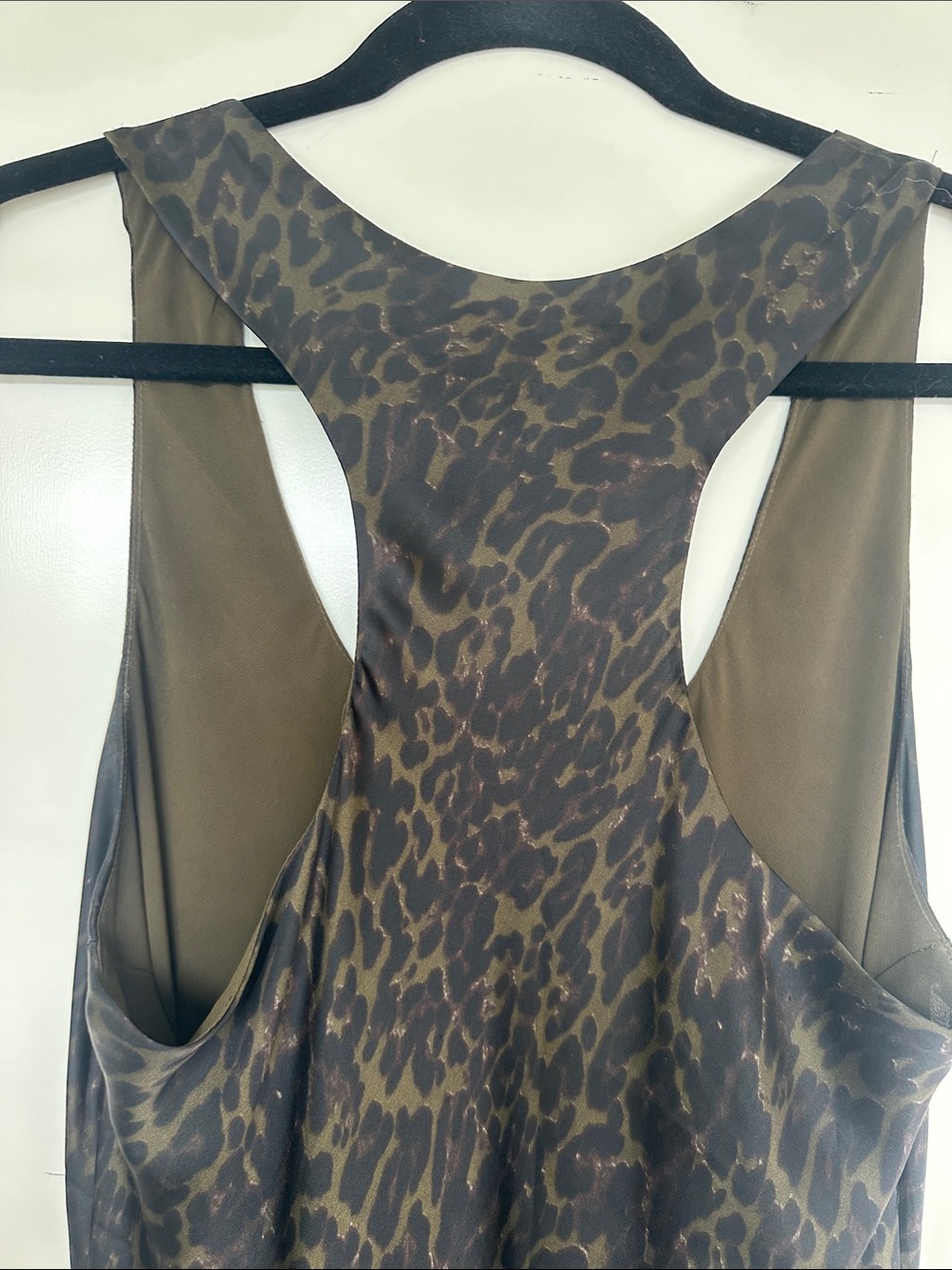 Subtle cheetah print racerback slip dress - Picture 6 of 6